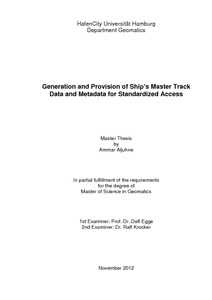 Master thesis with